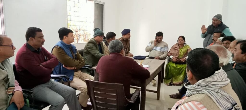 शांति समिति बैठक आयोजित.