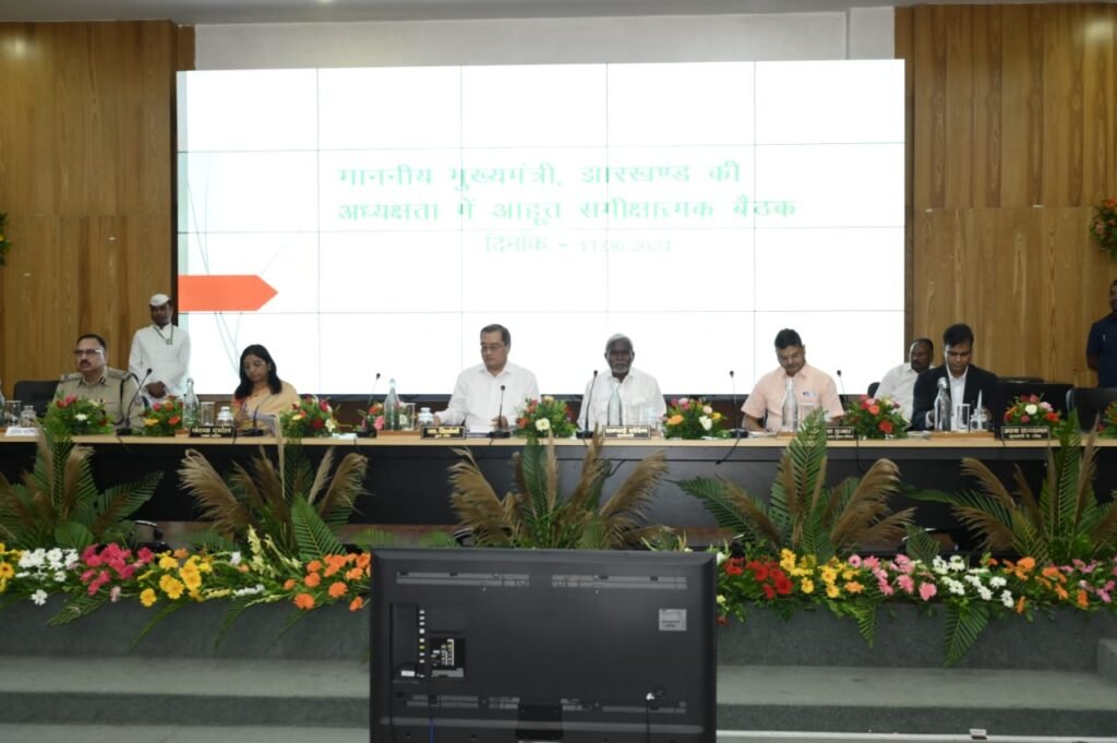 राज्य की बेहतर विधि व्यवस्था से प्रदेश की बेहतर छवि के साथ दिशा और दशा होती है तय:- मुख्यमंत्री चम्पाई सोरेन